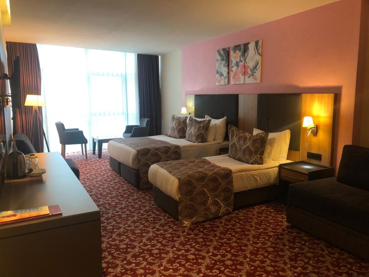 ยูโฟเรีย โฮเต็ล บาตูมี-ใหม่ Hotel บาทูมิ ภายนอก รูปภาพ A room at the hotel